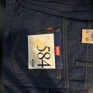Vintage Brand New Levi’s Orange Tag 584 684 Bell Bottom 34x32 NOS BIG BELL
